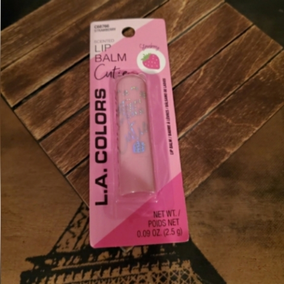 2/$6 L.A.Colors Lip Balm Cutie Strawberry Scented - Picture 4 of 4